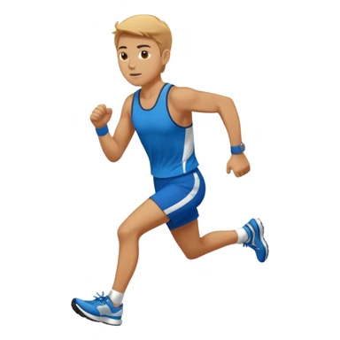 Me running a marathon  sticker