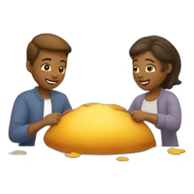 Giving a warm thanks sticker