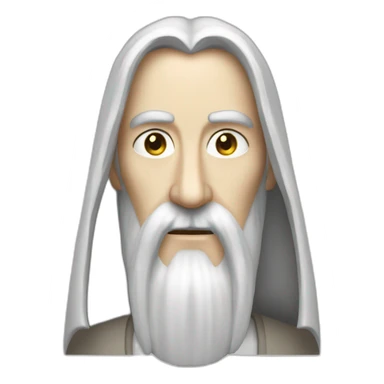 Saruman the white sticker