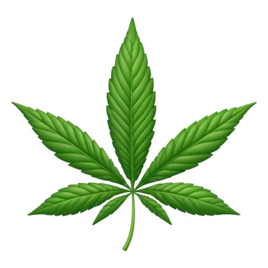 emoji hoja de marihuana sticker