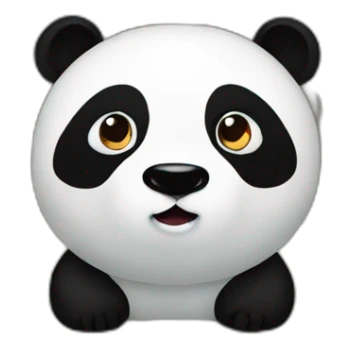 panda in the underground sticker