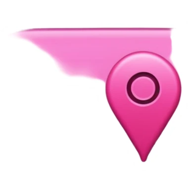 pink big gps map lines sticker