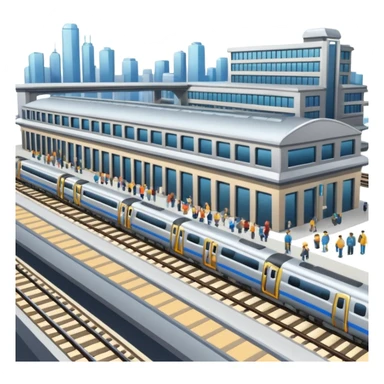 train station sticker