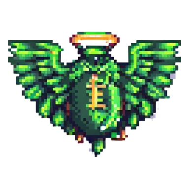 money with wings sticker