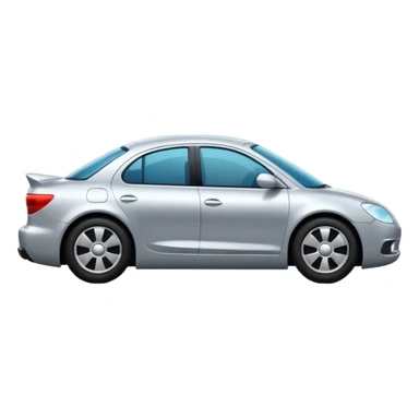 car between mountains sticker