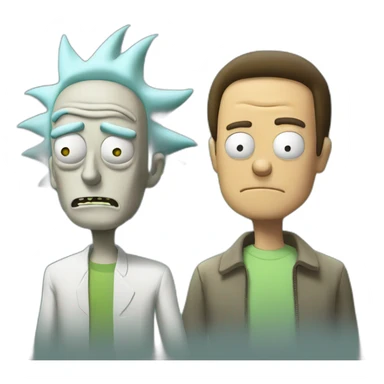 Rick et morty sticker