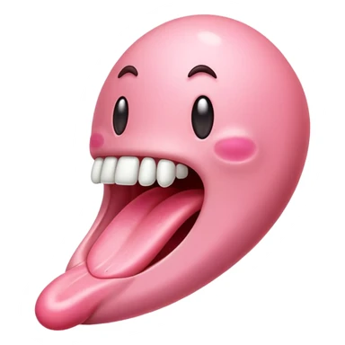 Long tongue sticker