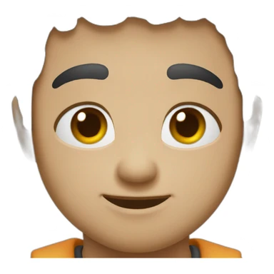 charbon visage sticker