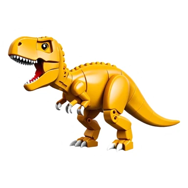 T-rex hurt by lego sticker
