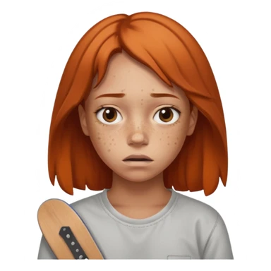 skateboarder girl mugshot sticker