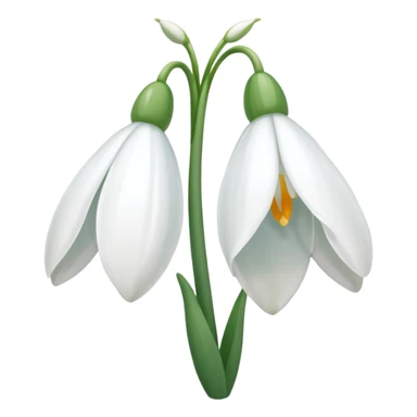 snowdrop sticker