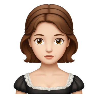 1800's european female sticker