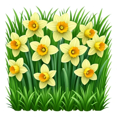 daffodils sticker
