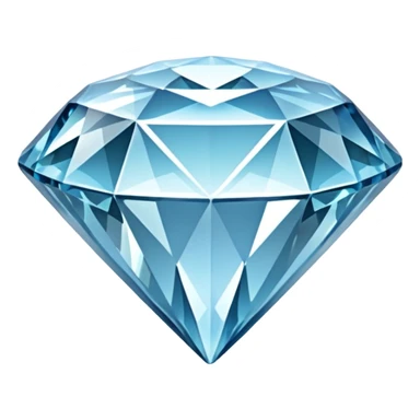 Diamant transparent sticker
