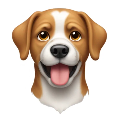 Dog wearing heat sticker