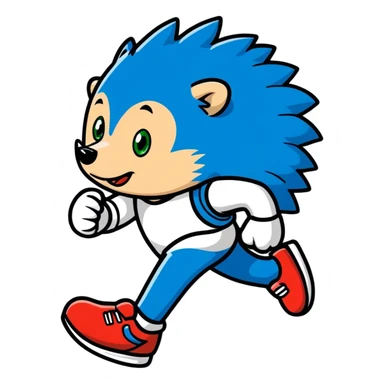 Sonic the hedgehog  sticker