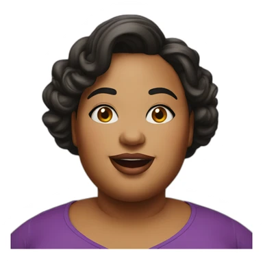 da'vine joy randolph actress portrait fat sticker