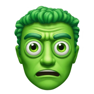 cyclops, big green giant with one eye  sticker