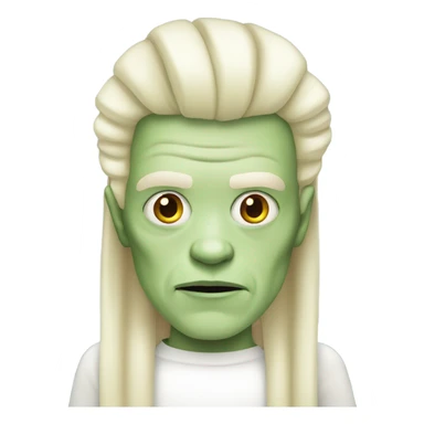 Albino blonde Frankenstein  sticker