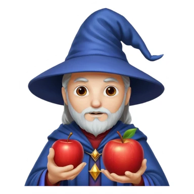 Wizhard with a apple sticker