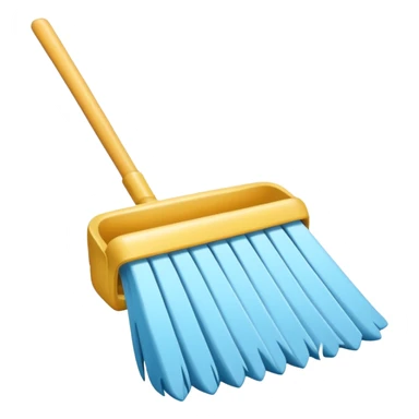 bata para limpieza + solo, sin persona sticker