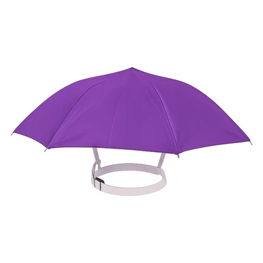 purple umbrella hat sticker