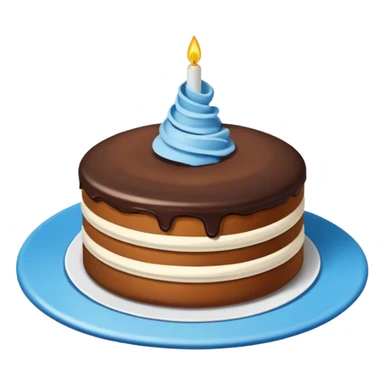 Yuvarlak mavi tek ama ınstagram'daki gibi öyle orijinal kek sticker