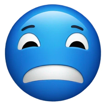 Blue comment emoji sticker