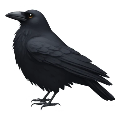 a crow sticker