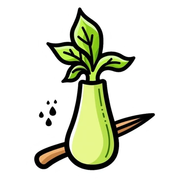 wasabi grinder with fresh wasabi root, traditional Japanese utensil sticker