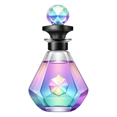 vial of perfume like scentbird has sticker