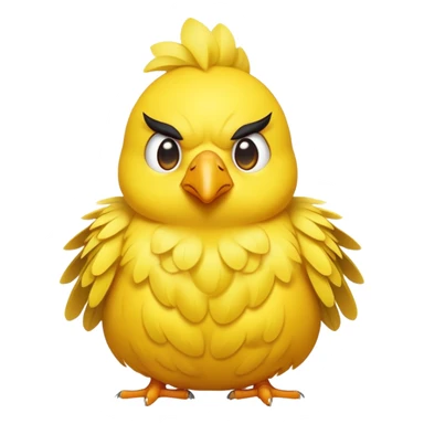 upset canary sticker