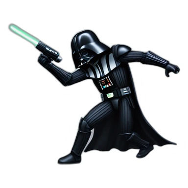 Darth vader fight xenomorph sticker