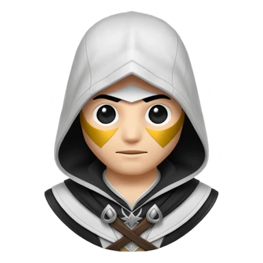 Assassin creed emoji smaler smaler and smaler and small size  sticker