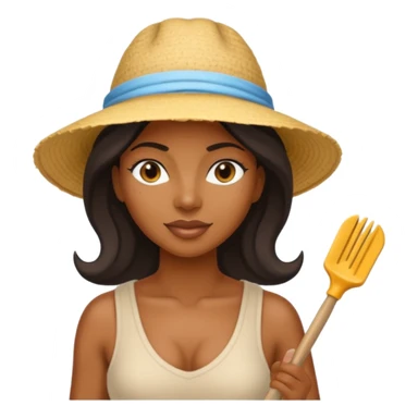 Sand Sculptor black woman sticker