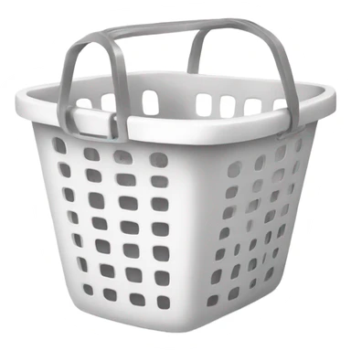 Laundry basket white  sticker