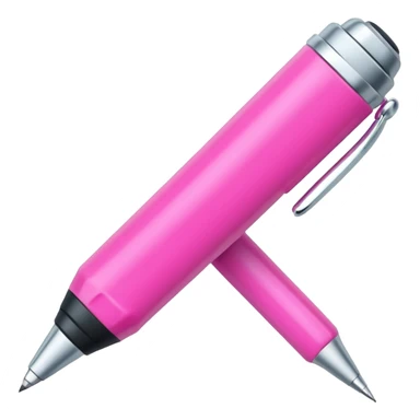 chunky pink pen sticker