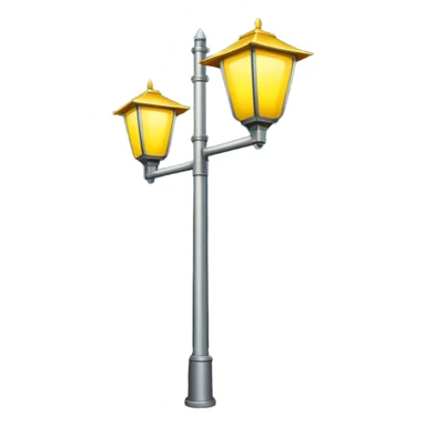 chinese streetlight, with highway sticker