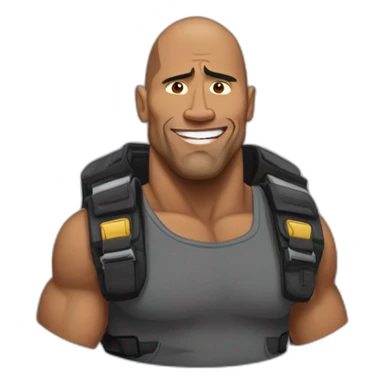 The Rock qui hausse le sourcil sticker
