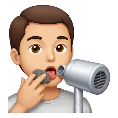 Mouth Licking Dryer Lint sticker