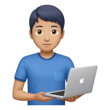 A japanese DEVELOPER WITH A LAPTOP sticker