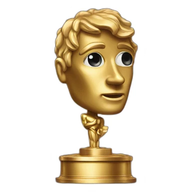 oscar trophy sticker