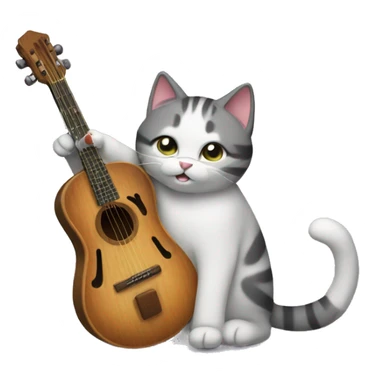 Healing music cat sticker