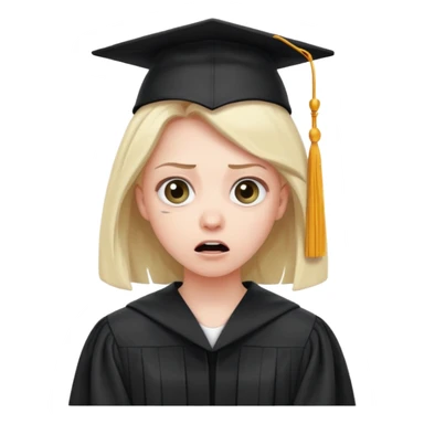 terrifying graduation sticker