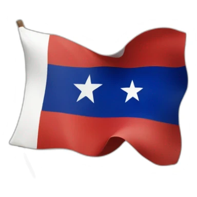 The flag of Chile in an earthquake sticker