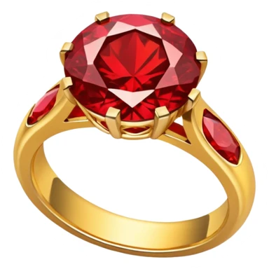 red ring marry red diamond sticker