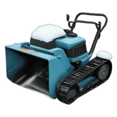 snow blower sticker