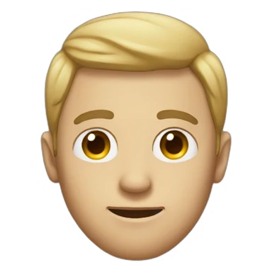 man with only one eye sticker