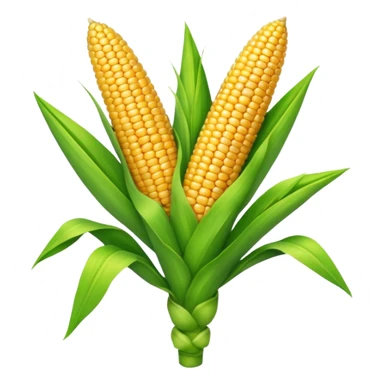 Make the wilted rose emoji but a stalk of corn sticker
