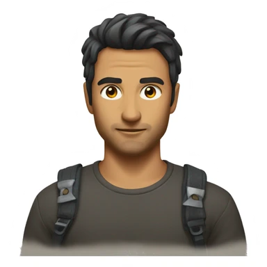 Brocky and viski sticker